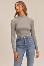 Load image into Gallery viewer, Mock Neck Sweater Top