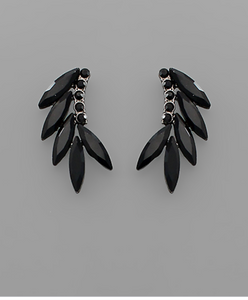 Marquise Crystal Wing Earrings