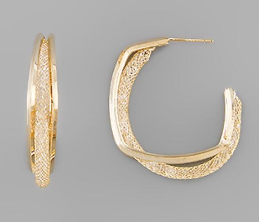 Double Layer Square Hoops