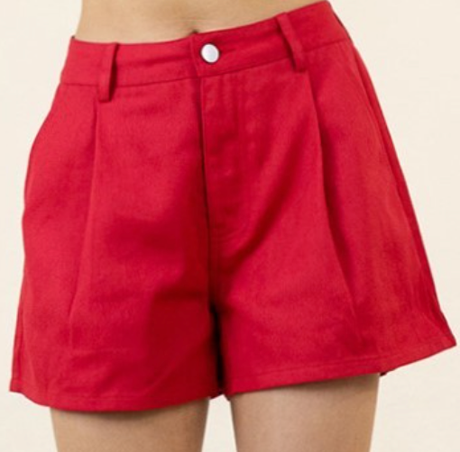 Kylie Pleated Shorts