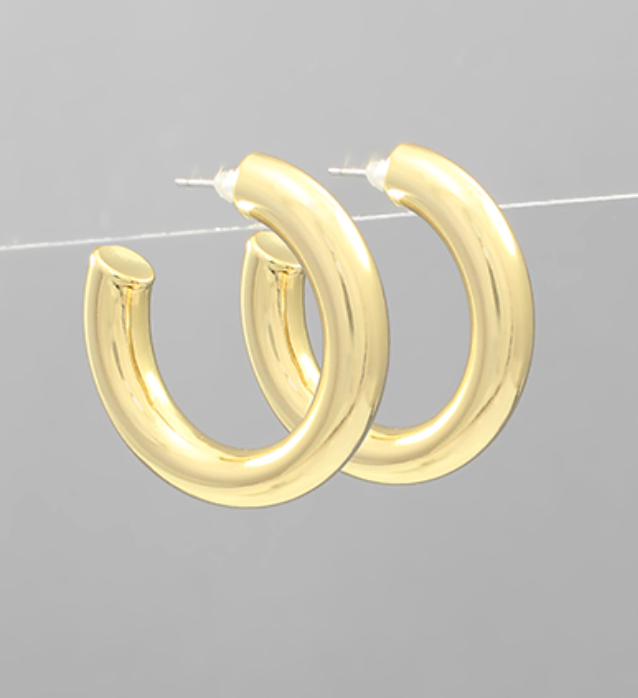 Gold Dipped Hoops