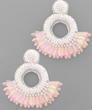 Load image into Gallery viewer, Sequin Beaded Circle Earrings