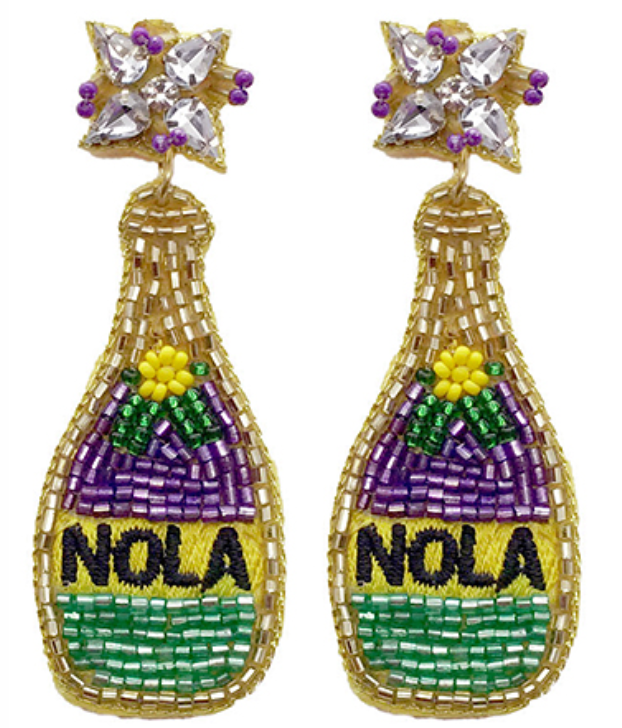 Mardi Gras NOLA Earrings
