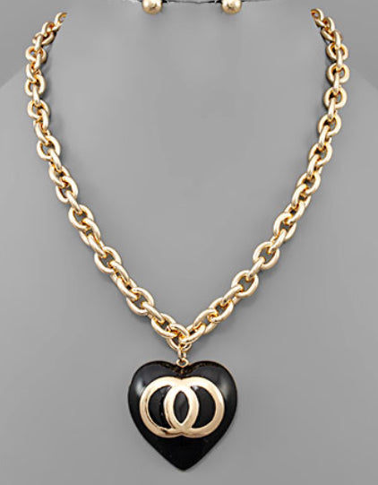 Heart and Chain Necklace